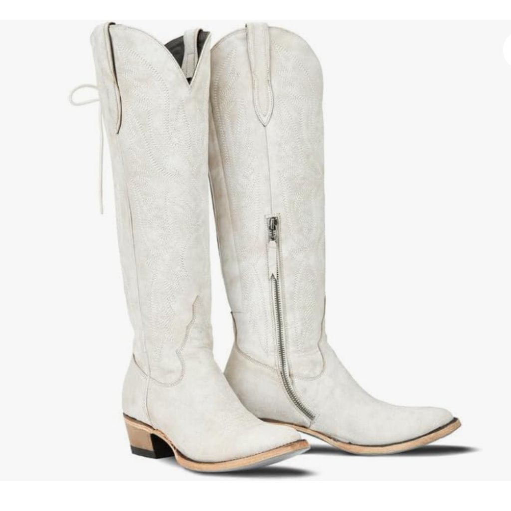 Adjustable Thigh High Cowgirl Boots